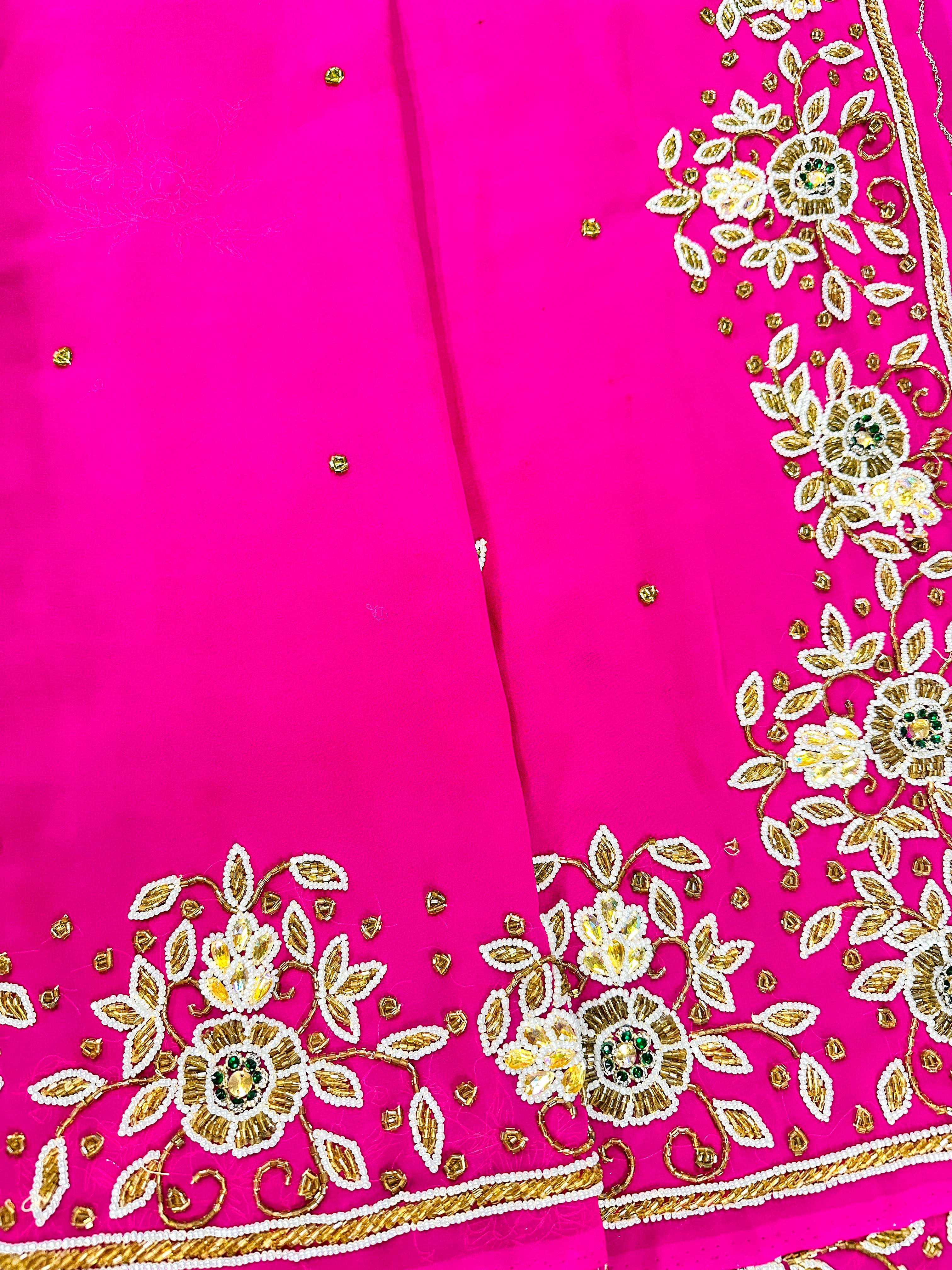 Heavy Hand Work Saree